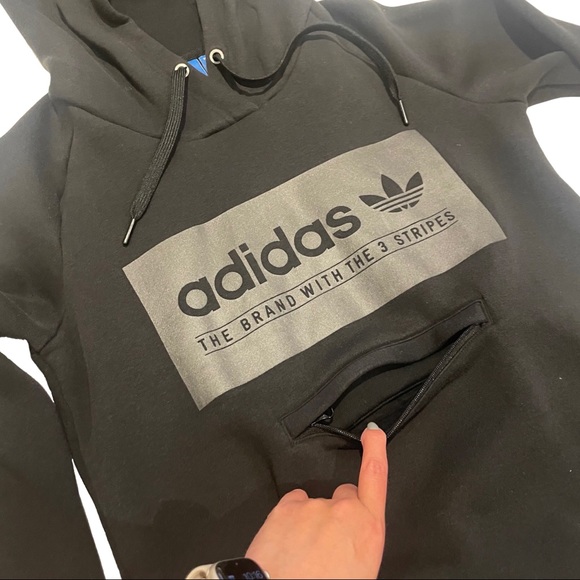 Adidas Pullover Size XS Black - Picture 3 of 6